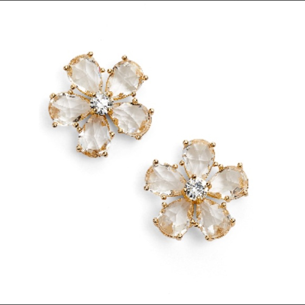 Kate Spade in full bloom statement stud earrings